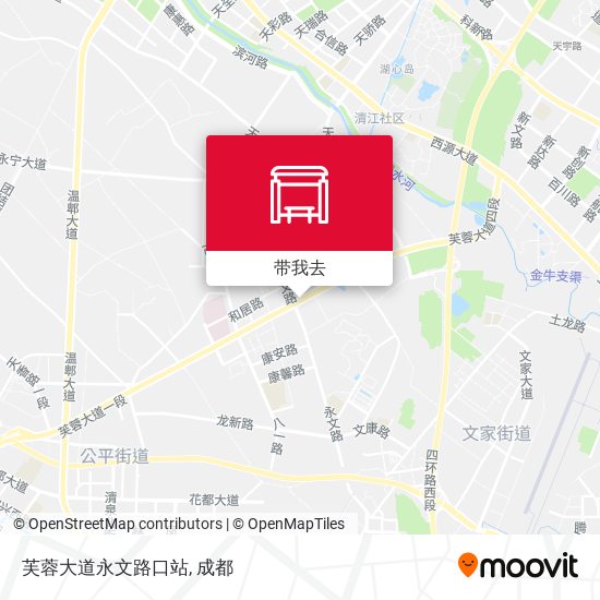 芙蓉大道永文路口站地图
