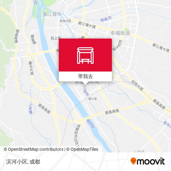滨河小区地图