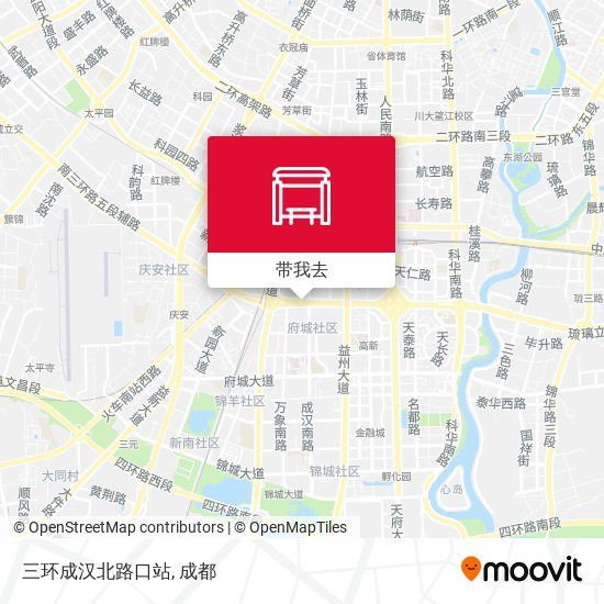 三环成汉北路口站地图