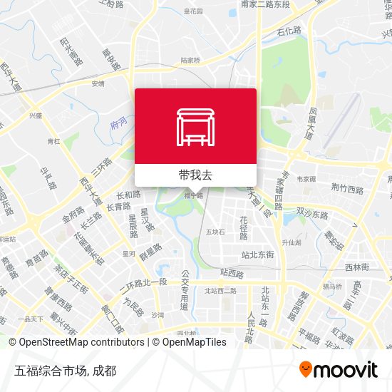 五福综合市场地图