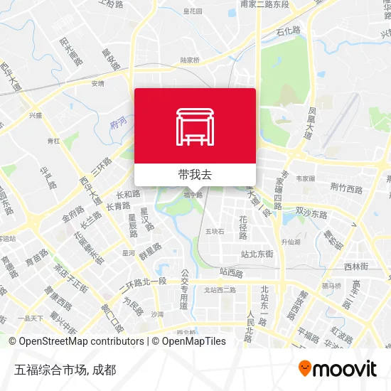 五福综合市场地图