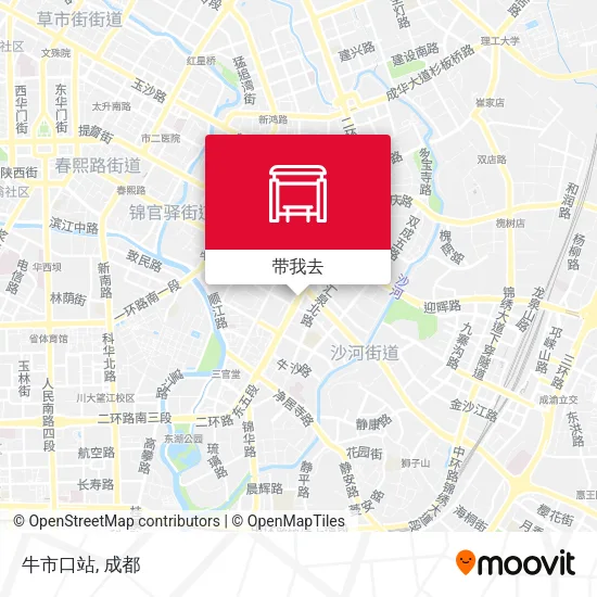 牛市口站地图