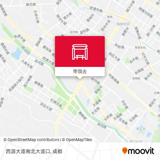 西源大道南北大道口地图