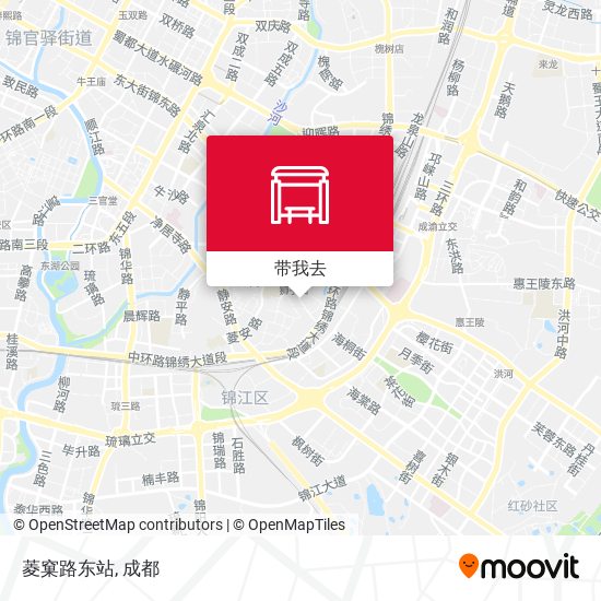 菱窠路东站地图