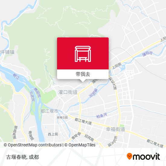 古堰春晓地图