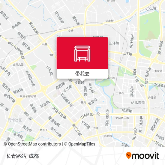 长青路站地图
