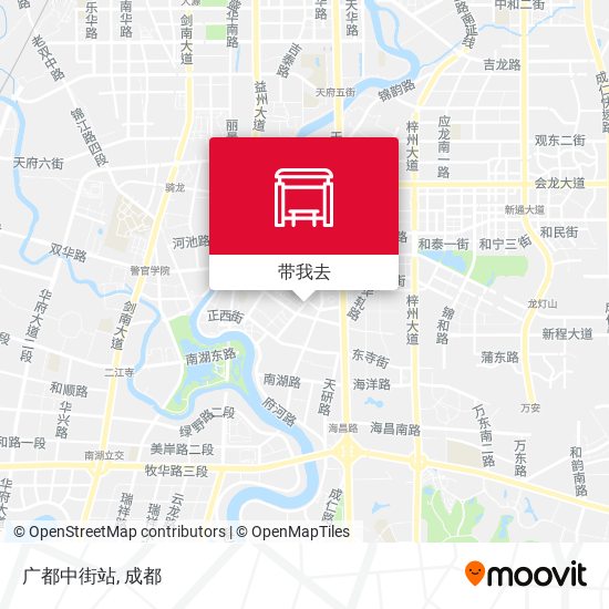 广都中街站地图