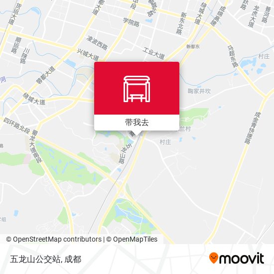五龙山公交站地图