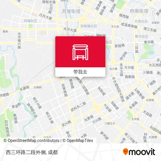 西三环路二段外侧地图