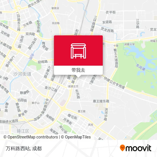 万科路西站地图