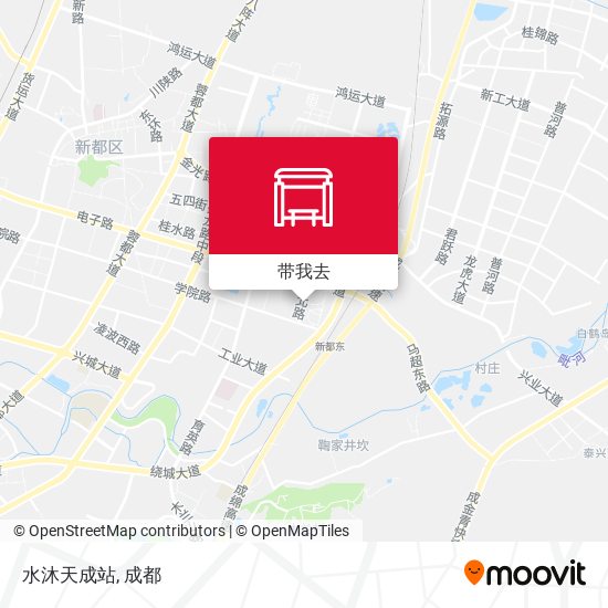 水沐天成站地图