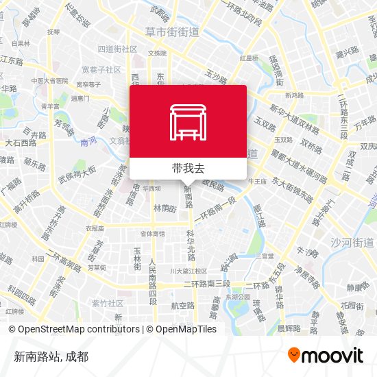 新南路站地图