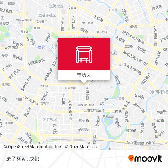 磨子桥站地图