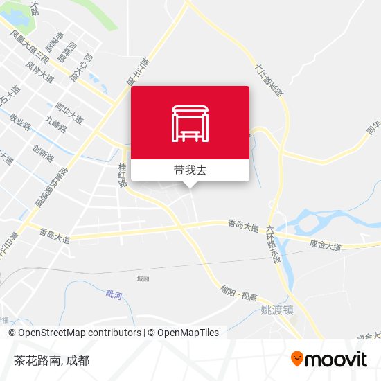茶花路南地图