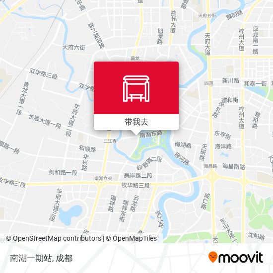 南湖一期站地图