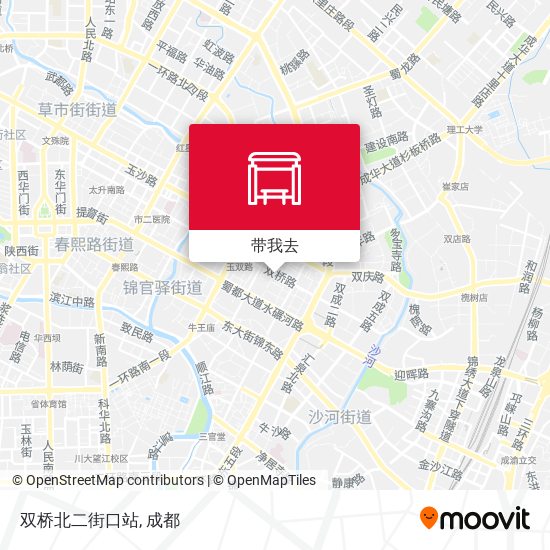 双桥北二街口站地图