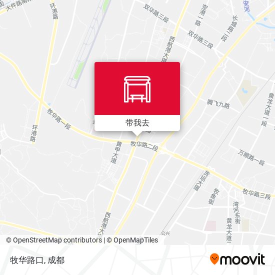 牧华路口地图
