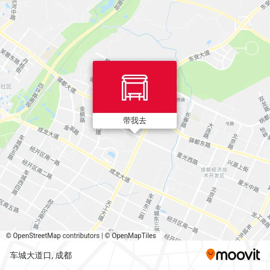 车城大道口地图