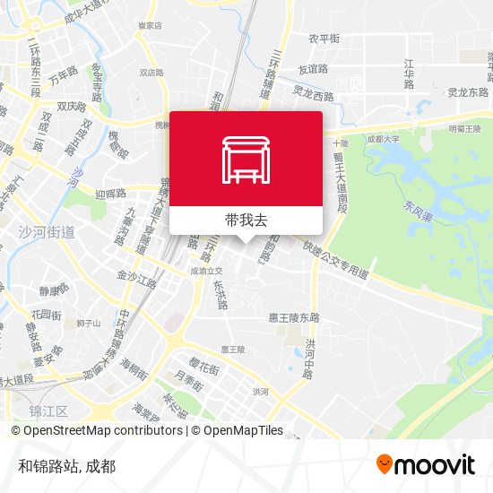 和锦路站地图
