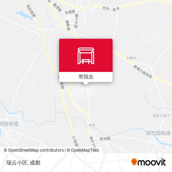 瑞云小区地图