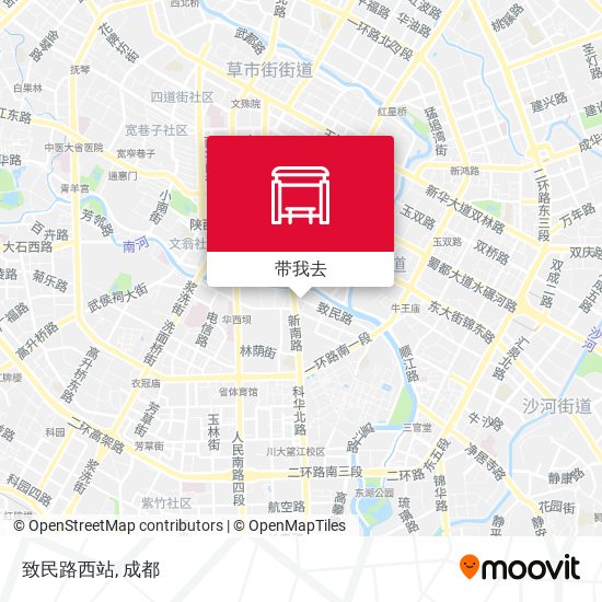 致民路西站地图