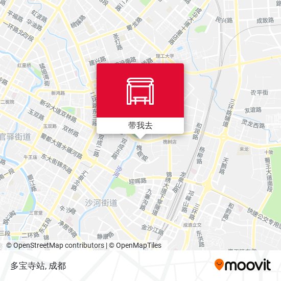多宝寺站地图