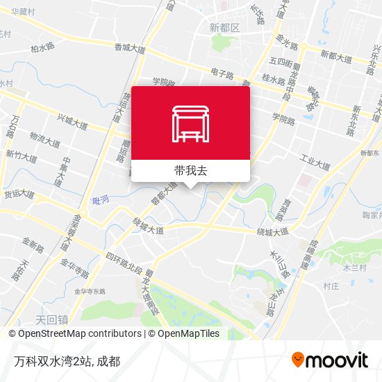 万科双水湾2站地图