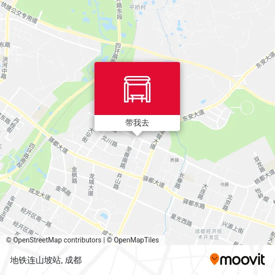 地铁连山坡站地图