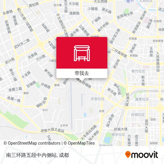 南三环路五段中内侧站地图