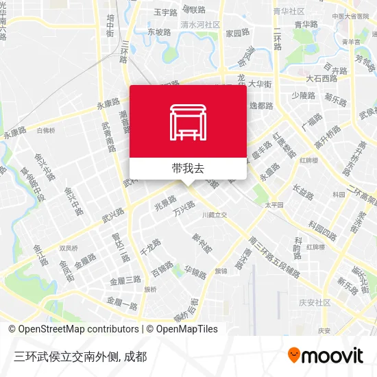 三环武侯立交南外侧地图