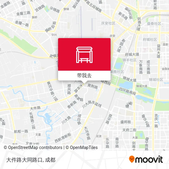 大件路大同路口地图