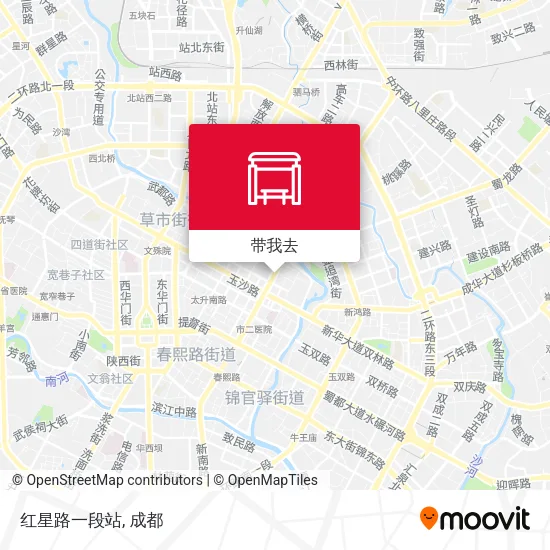 红星路一段站地图