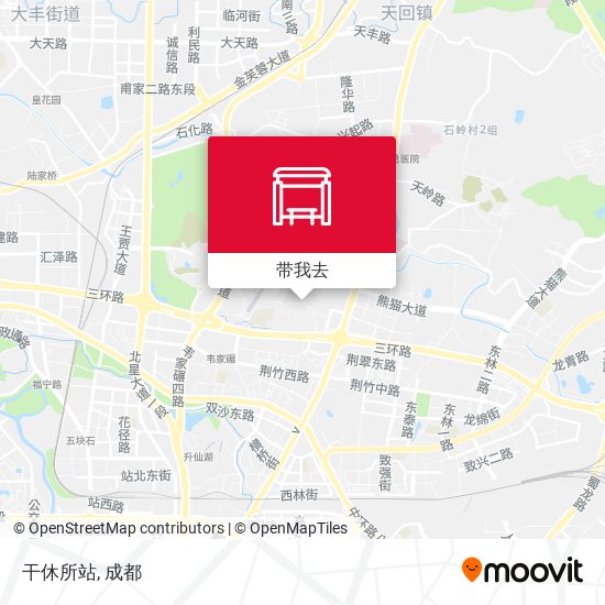 干休所站地图