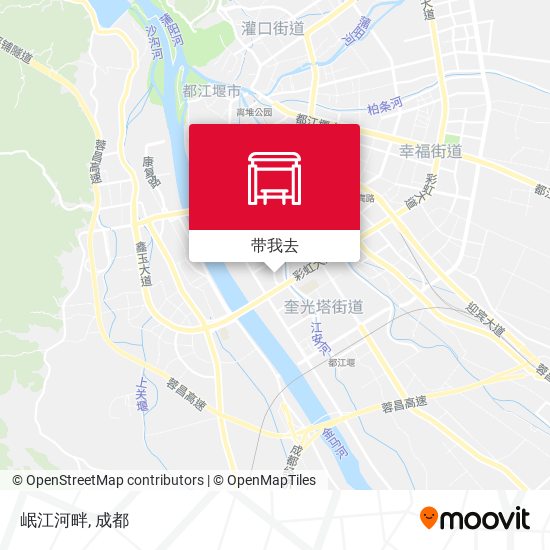 岷江河畔地图
