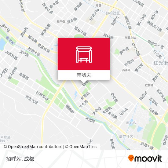 招呼站地图