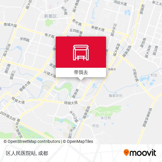 区人民医院站地图