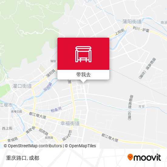 重庆路口地图