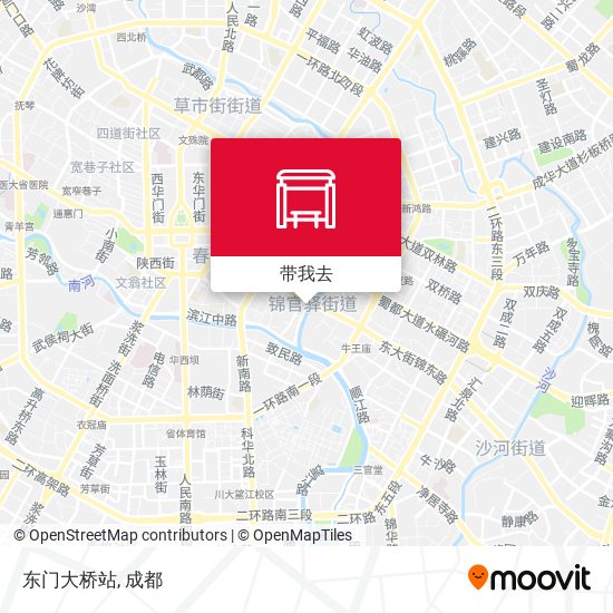 东门大桥站地图