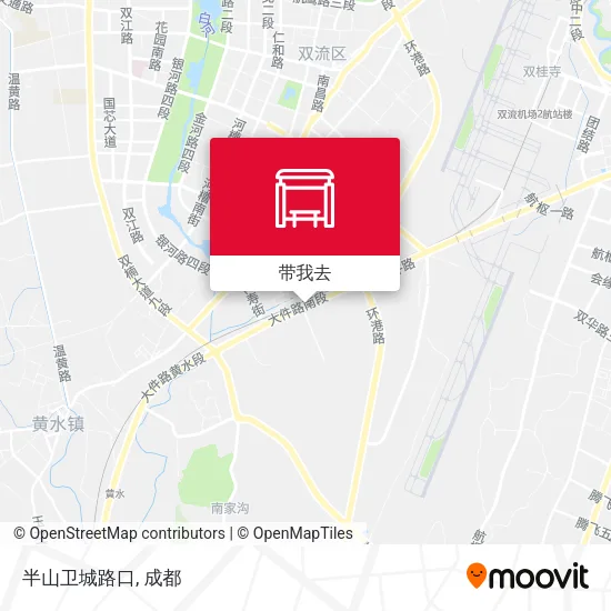 半山卫城路口地图