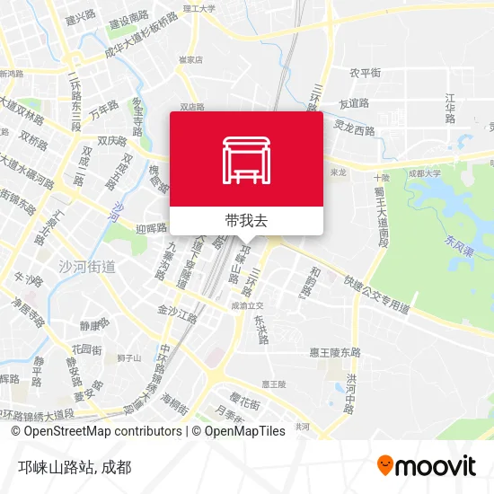 邛崃山路站地图