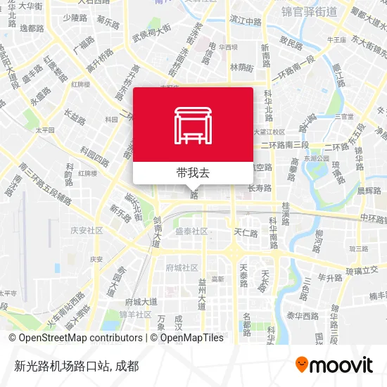 新光路机场路口站地图