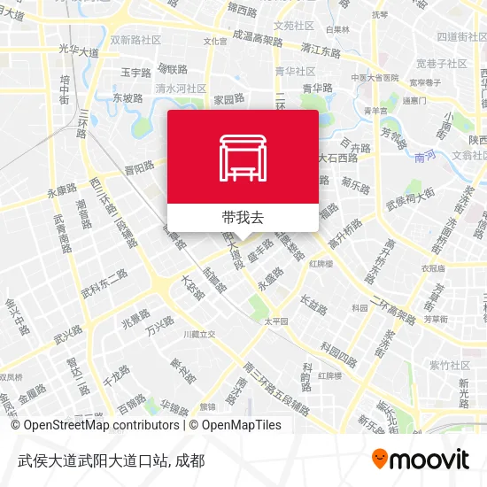 武侯大道武阳大道口站地图
