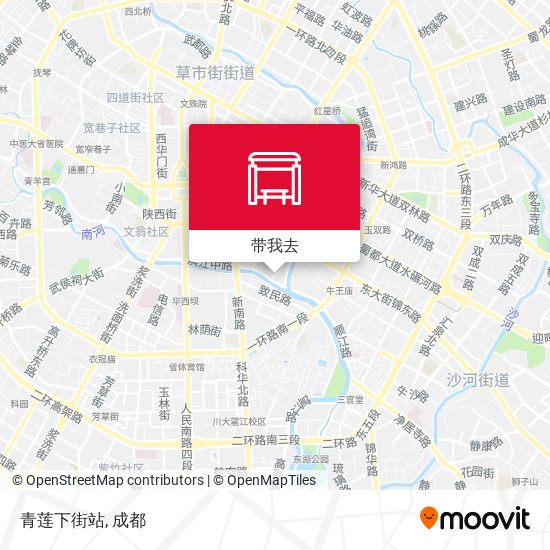 青莲下街站地图