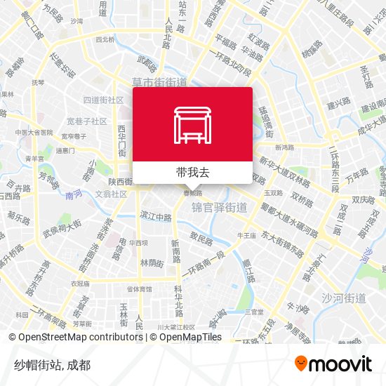 纱帽街站地图