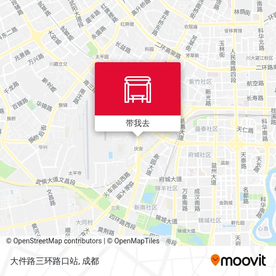 大件路三环路口站地图