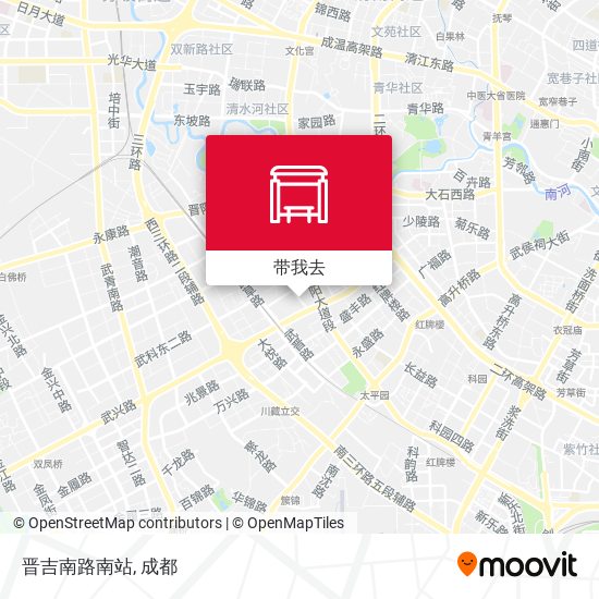 晋吉南路南站地图