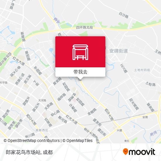 郎家花鸟市场站地图