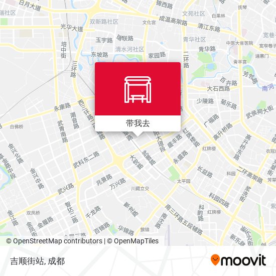 吉顺街站地图