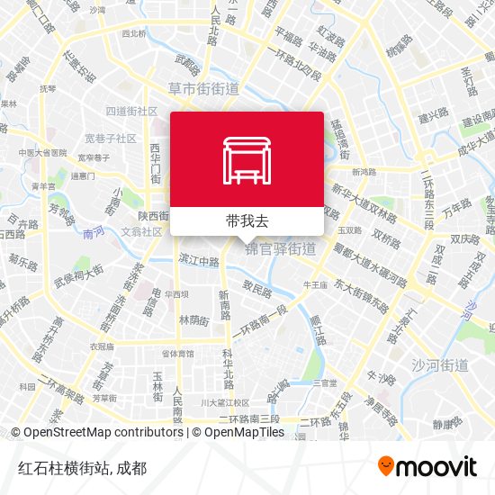 红石柱横街站地图