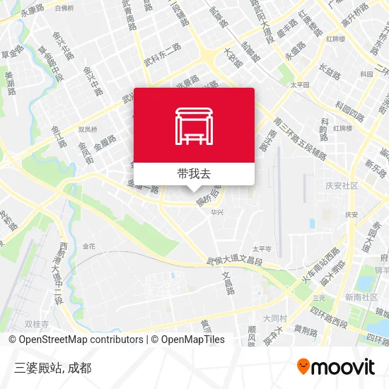 三婆殿站地图